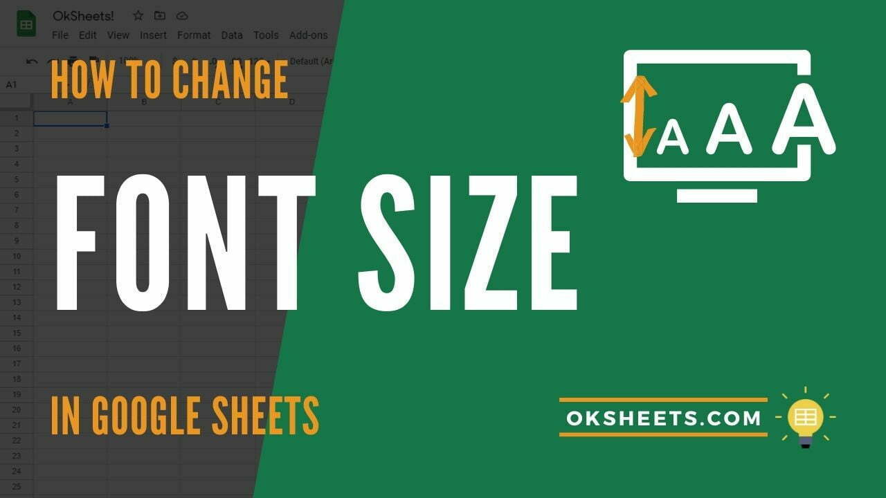3 Ways to Change the Font Size in Google Sheets