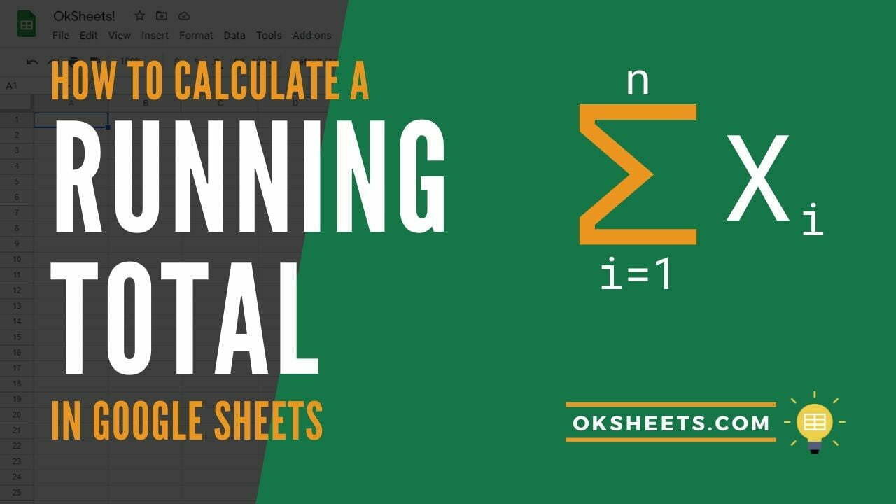 5 Ways to Get a Running Total in Google Sheets